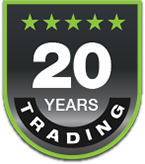 20 years trading thanks to our customer recommendations